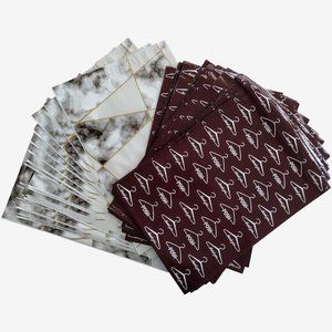 100 Count Mixed Design 10 x 13 Self Seal Printed Poly Mailers